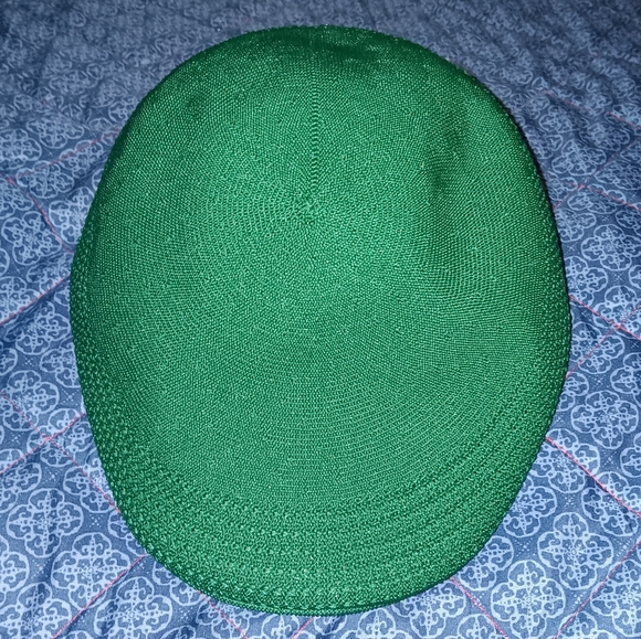 80s Kangol Tropic 507 Ventair Green Cap Hat Vintage - Picture 2 of 5